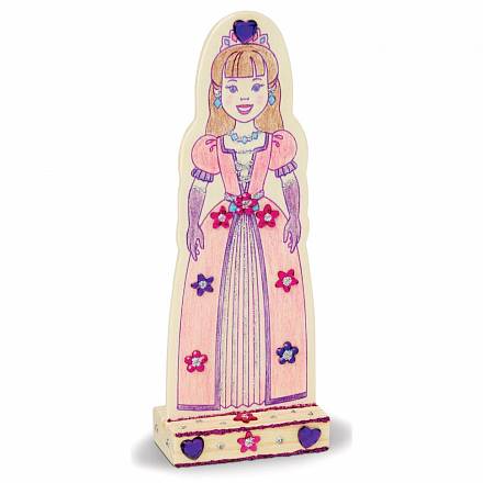 Набор для творчества - деревянная принцесса из серии Классические игрушки 